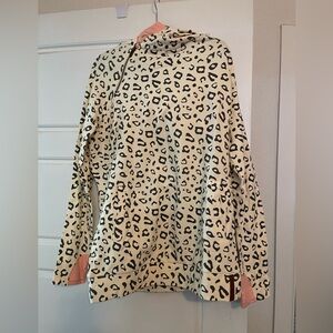 AMPERSAND AVE Leopard Print Hoodie